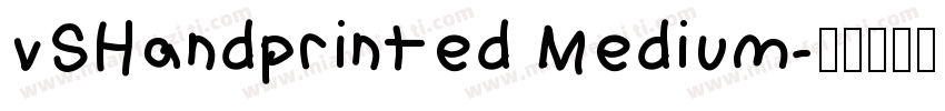 vSHandprinted Medium字体转换